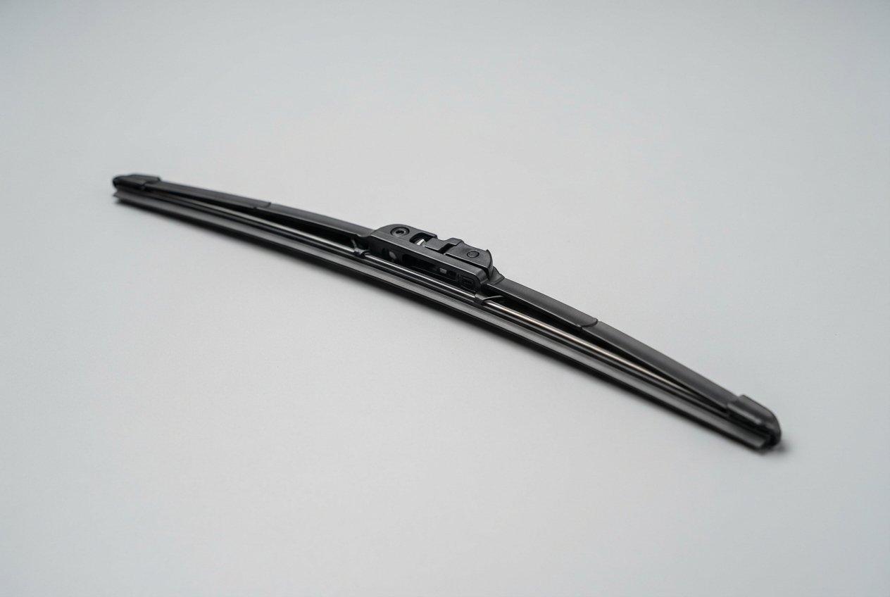 Generic automotive wiper blade on a clean neutral background.